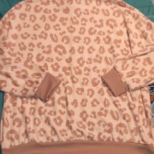 Off Shoulder Leopard Top